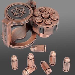 Steampunk Copper Dice Holder